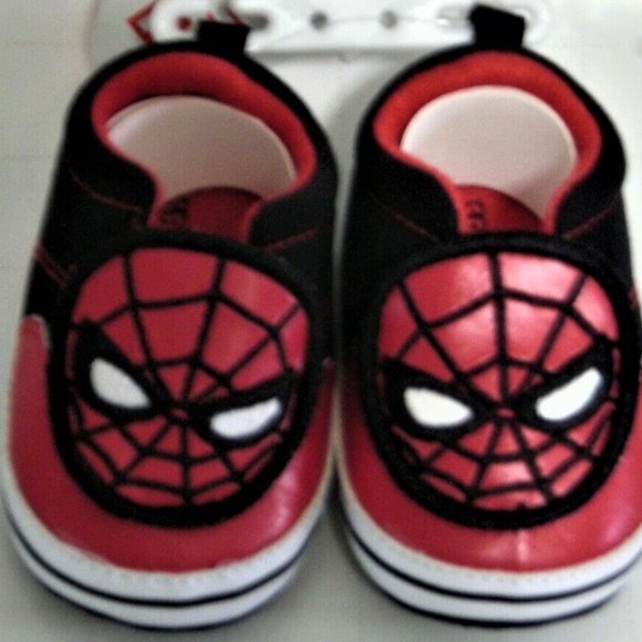 Baby Crib Shoes Marvel Spider-Man Size 3-6 Months - Picture 2 of 4